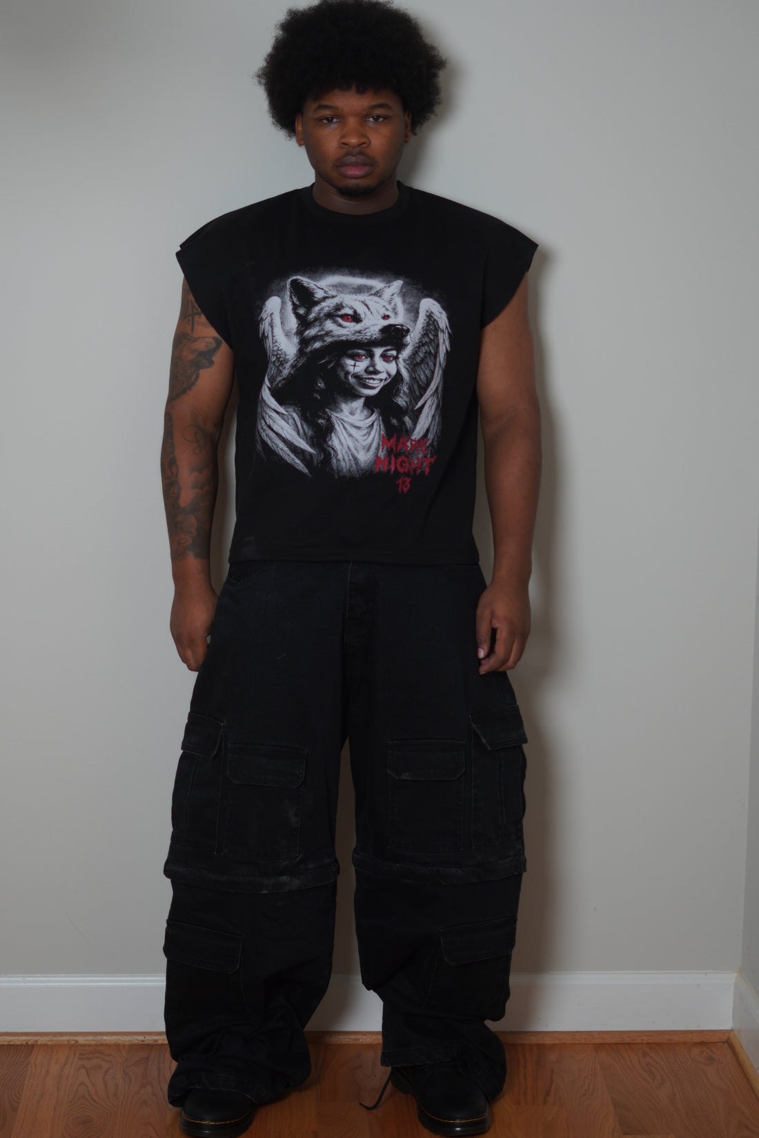 DENIM CARGO PANTS by Mare