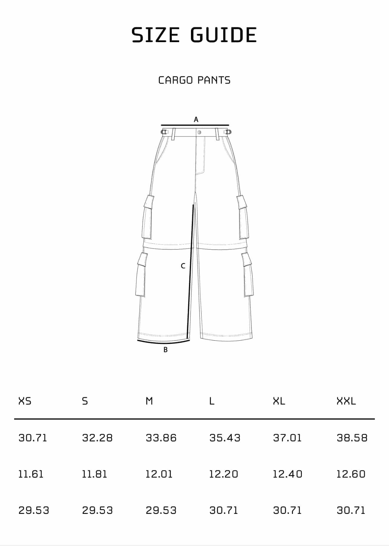 DENIM CARGO PANTS by Mare